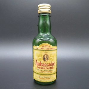 Ambassador Deluxe Scotch Whisky miniature 1970s USA