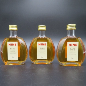 3 x Hine RARE VSOP Cognac fine champagne miniature, old la..