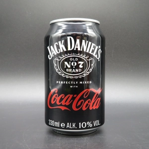 3 x Jack Daniel's old No7 & Coca-Cola. Germany deposit can
