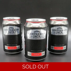 3 x Jack Daniel's Gentleman Jack & Cola 0,33 ltr. Germany deposit can