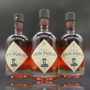 12 x DON PABLO Premium 35% Vol Pineapple blended dark Rum ..