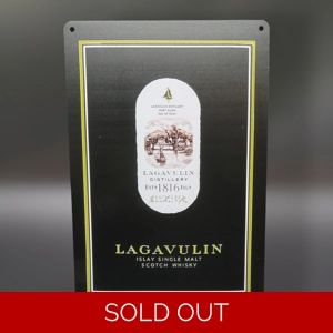 Lagavulin Islay Single Malt Scotch Whisky Vintage – Premium Aluminum Tin Sign 20 x 30cm