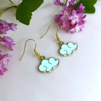 Anime Cloud Earrings