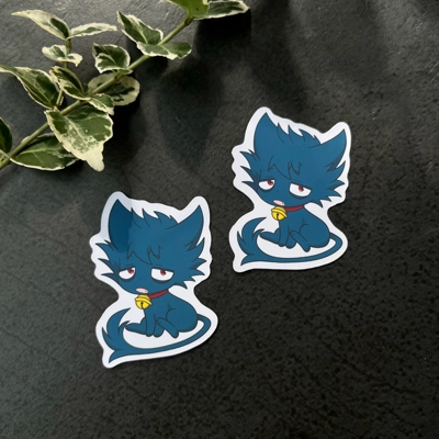 Kuro Cat Sticker | matte/waterproof