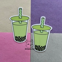 Bubble Tea Sticker | Mango, Strawberry, Matcha, Milk