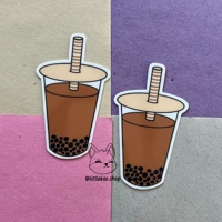 Bubble Tea Sticker | Mango, Strawberry, Matcha, Milk