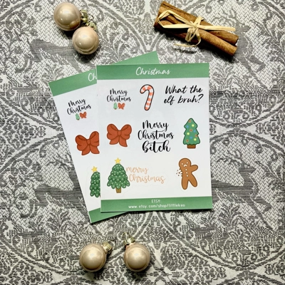 Christmas Sticker Sheet