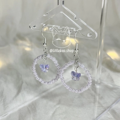 Crystal Butterfly Earrings Crystal Butterfly Earrings