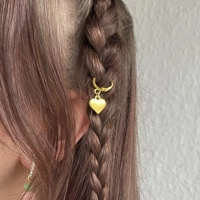 Golden Heart Hair Charm