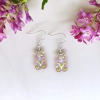 Gummybear Earrings - Rosa/Iridescent