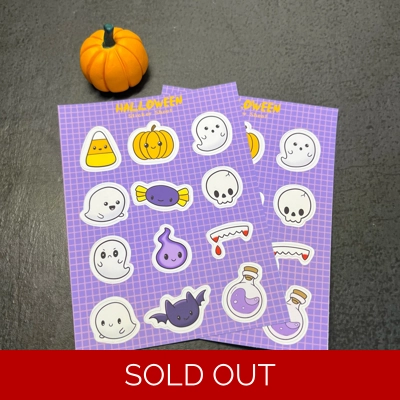 Kawaii Halloween Sticke..