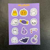 Kawaii Halloween Sticker Sheet
