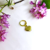 Golden Heart Hair Charm