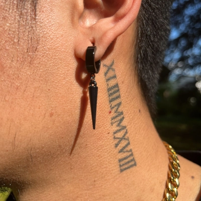Black Spike Earring Black Spike Earring