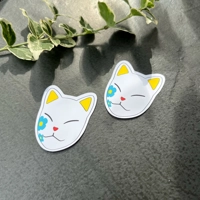Flower Kitsune Sticker | matte