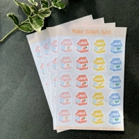 Milky Sticker Sheet
