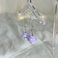 Pastel Mushroom Earrings | Handmade Fimo Earrings