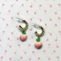 Pearly Peach Earrings