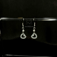Pearly Heart Earrings