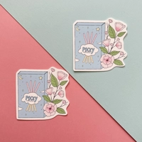 Pocky Flower Night Sticker