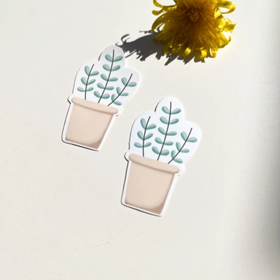 Potted Plant Sticker Potted Plant Sticker