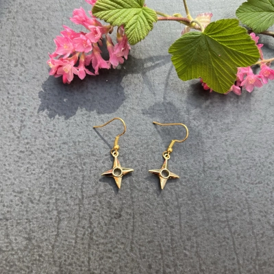 Shuriken Earrings - Anime Shuriken Earrings - Anime