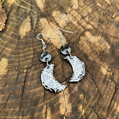 Moon Web Earrings | Han..