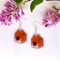 Strawberry Milk Earrings