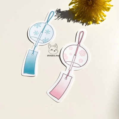 Japanese Furin | Windchime Sticker Japanese Furin | Windchime Sticker