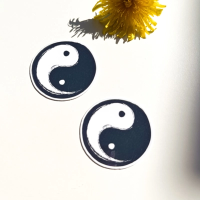 Yin Yang Sticker Yin Yang Sticker