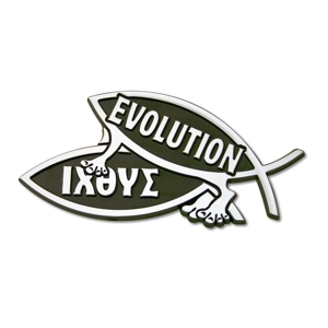 Procreation Fish 3d Stick-on Emblem - EVOLUTION