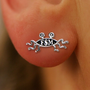 FSM/Flying Spaghetti Monster Pastafarian Earrings