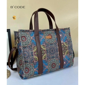 Blossom Prints Canvas Tote Bag