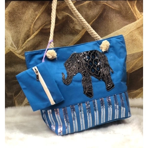 The Elephant patch tote
