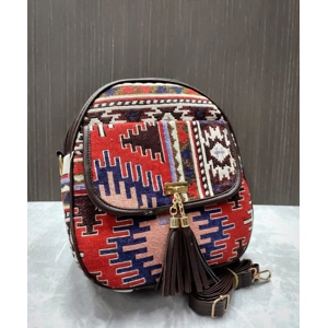JACQUARD CONVERTIBLE BACKPACK/SLING