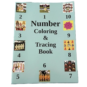 Number: Coloring & Tracing Book