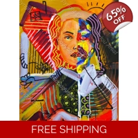 Abstract Portrait Madonna 764
