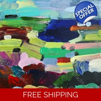 Abstract Colourful Yummy Landscap..