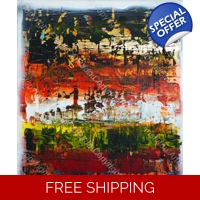 Abstract Fractured Multicoloured ..