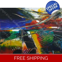 Abstract landscape Fields 784