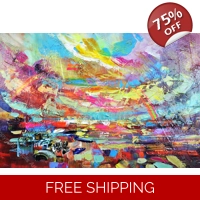 Abstract Landscape Sunset 088