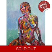 SOLD Abstract Nude Figure 473