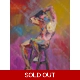 SOLD Abstract Nude Male Figure 477