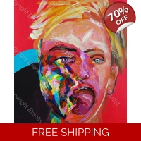 Abstract Portrait Scarlet 816