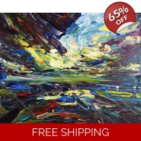 Abstract Rainbow landscape 044