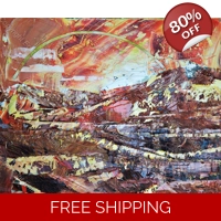 Abstract Rainbow landscape 373 Oi..