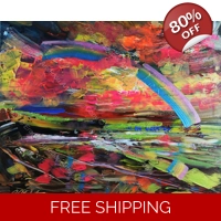 Abstract Rainbow landscape 278