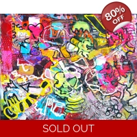 SOLD Abstract Street Art Super Lo..