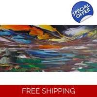 Beautiful colourful abstract seas..