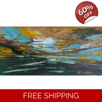 Beautiful colourful abstract seas..